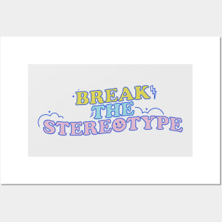 NCT Dream Hello Future Inspired Shirt and Merchandise 'Break the Stereotype' Positive Quote (Colored) Posters and Art